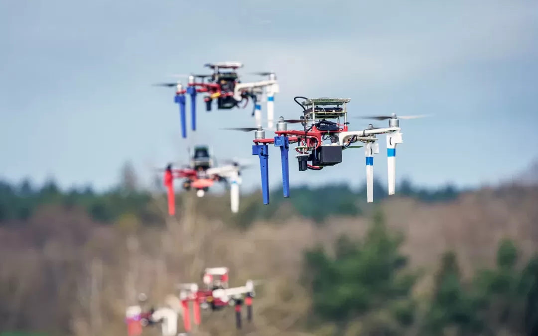 Autonomous Drones for Security and Defense Applications