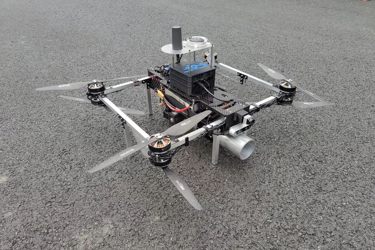 Firefighting drone prototype