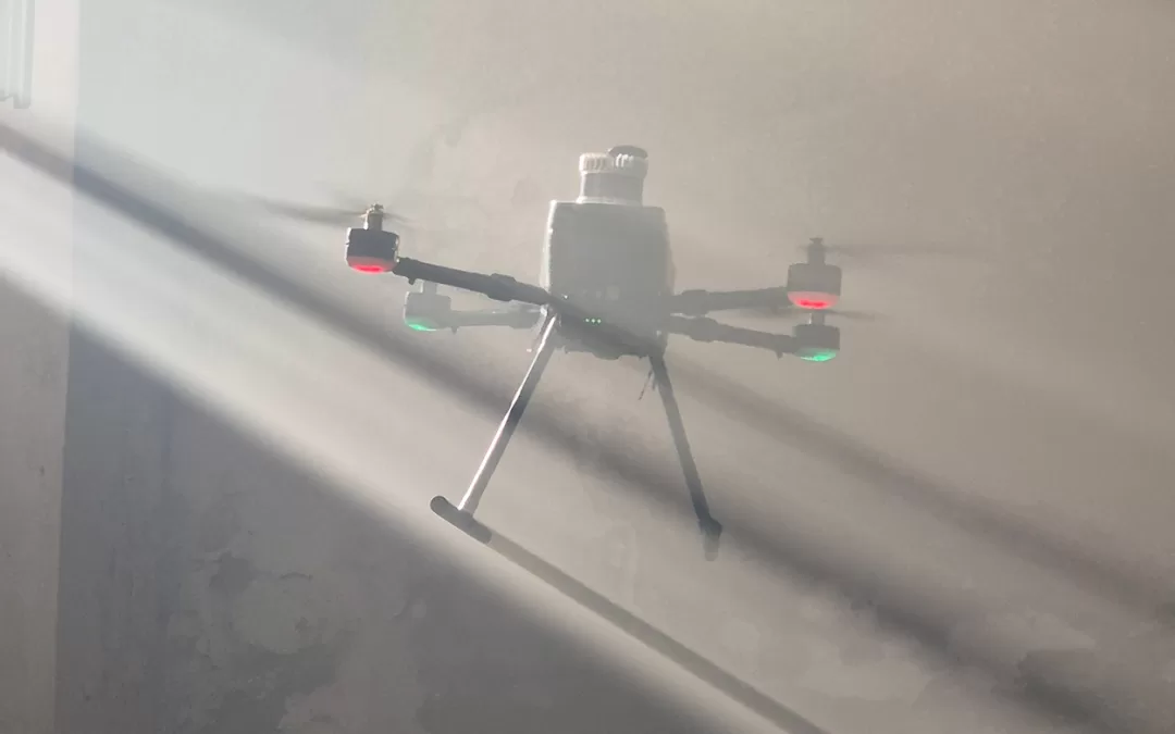 Autonomous Drones for Indoor Firefighting Operations without GPS