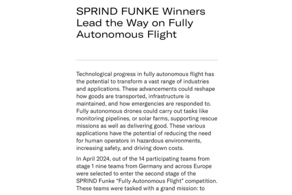 SPRIND Article