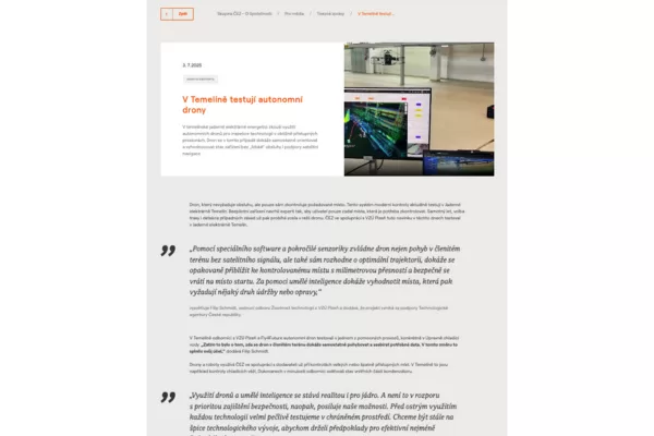 Article at cez.cz